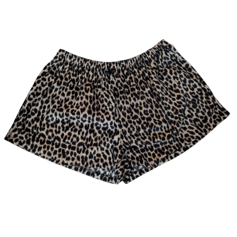 Leopard Print Shorts XL